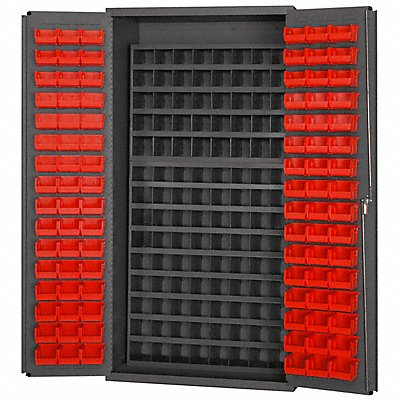 Hanging Bin Cabinets with Pigeonhole Racks image